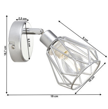 Predstavujeme vám Lampu na stenu Okira Typ 2 v elegantnej striebornej farbe, ktorá je ideálnym doplnkom pre váš interiér. Táto moderná lampa od renomovanej značky KONDELA sa vyznačuje svojím nepravidelným tvarom a kvalitným kovovým materiálom, ktorý zaručuje dlhú životnosť…
