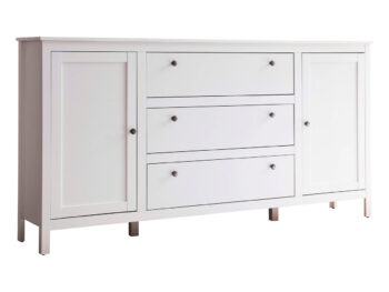 Dvojdverová komoda so zásuvkami Olje 2D3S v elegantnej bielej farbe je ideálnym riešením pre tých, ktorí hľadajú praktický a moderný nábytok do svojho interiéru. Táto komoda ponúka dostatok úložného priestoru vďaka dvom dverám a trom zásuvkám, čo ju robí vhodnou pre rôzne…