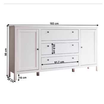 Dvojdverová komoda so zásuvkami Olje 2D3S v elegantnej bielej farbe je ideálnym riešením pre tých, ktorí hľadajú praktický a moderný nábytok do svojho interiéru. Táto komoda ponúka dostatok úložného priestoru vďaka dvom dverám a trom zásuvkám, čo ju robí vhodnou pre rôzne…