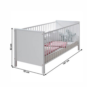 Detská postieľka Olje v elegantnej bielej farbe je ideálnym riešením pre každú detskú izbu. Táto postieľka, vyrobená z kvalitného laminovaného DTD materiálu, ponúka moderný vzhľad a praktickosť, ktorá sa hodí do akéhokoľvek interiéru. Je navrhnutá tak, aby poskytovala bezpečné a pohodlné miesto…