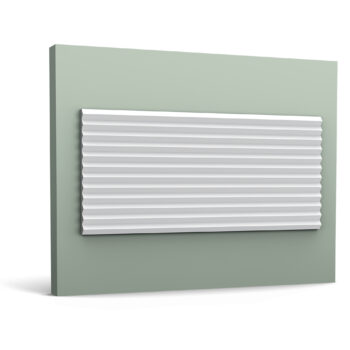 ORAC Decor, ORAC dekoračný prvok W108, 3d panel 200x25x1,8 cm, biela