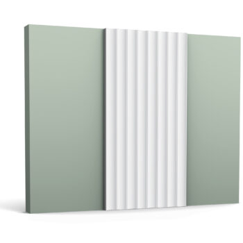 ORAC Decor, ORAC dekoračný prvok W109, 3d panel 200x25x1,3 cm, biela