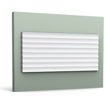 ORAC Decor, ORAC dekoračný prvok W109, 3d panel 200x25x1,3 cm, biela