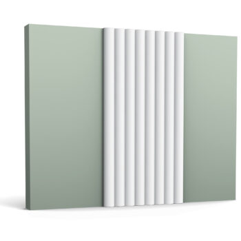 ORAC Decor, ORAC dekoračný prvok W110, 3d panel 200x25x1,6 cm, biela