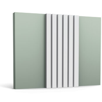 ORAC Decor, ORAC dekoračný prvok W111, 3d panel 200x25x2 cm, biela