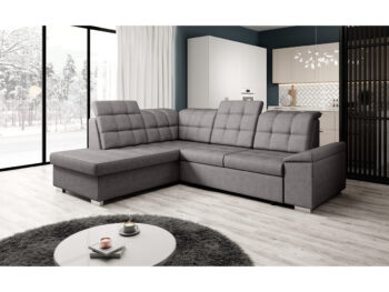 Predstavujeme vám ultramodernú rohovú sedaciu súpravu OREO ROH, ktorá je ideálnou voľbou pre každého, kto hľadá spojenie štýlu, komfortu a funkčnosti. Jej celočalúnené prevedenie kvalitnou látkou Soro 24 v elegantnej hnedosivej farbe z nej robí výrazný…