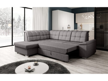 Predstavujeme vám ultramodernú rohovú sedaciu súpravu OREO ROH, ktorá je ideálnou voľbou pre každého, kto hľadá spojenie štýlu, komfortu a funkčnosti. Jej celočalúnené prevedenie kvalitnou látkou Soro 24 v elegantnej hnedosivej farbe z nej robí výrazný…