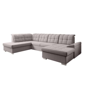 Zariaďte si obývačku modernou a funkčnou sedacou súpravou OREO U v tvare U, ktorá zaujme svojím dizajnom aj praktickými vlastnosťami. Je čalúnená kvalitnou látkou Soro 23 v štýlovej sivobéžovej farbe Taupe, s vysokou oderuodolnosťou 90 000 cyklov podľa…