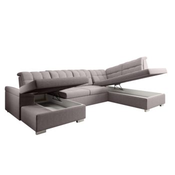 Zariaďte si obývačku modernou a funkčnou sedacou súpravou OREO U v tvare U, ktorá zaujme svojím dizajnom aj praktickými vlastnosťami. Je čalúnená kvalitnou látkou Soro 23 v štýlovej sivobéžovej farbe Taupe, s vysokou oderuodolnosťou 90 000 cyklov podľa…