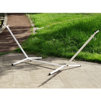 Pokiaľ sa rozhodnete pre hojdaciu sieť, určite sa Vám bude hodiť stojan na hojdaciu sieť OTAN NEW TYP 3. Vyrobený je z pevnej ocele v bielom farebnom prevedení. Spolu s hojacou sieťou spríjemní Váš voľný čas a dopraje zaslúžený relax. Jeho rozmery sú (ŠxHxV): 275x100x100 cm, maximálne zaťaženie…