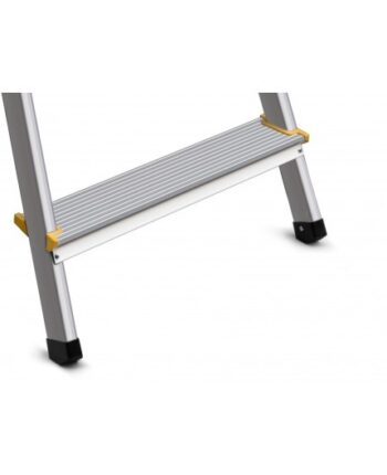 Obojstranný schodíkový rebrík z hliníka, s 3 schodíkmi a nosnosťou 150 kg