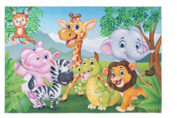 Obsession, Detský kusový koberec Torino kids 239 JUNGLE, 80x120, viacfarebná, detská izba