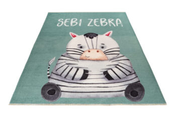 Obsession, Kusový koberec My Greta 614 zebra, 115x170, zelená, detská izba