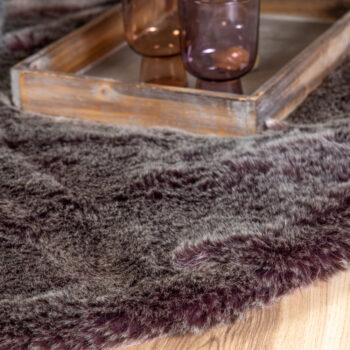 Obsession, Kusový koberec Samba 495 Mauve kruh, 80x80 (priemer) kruh, fialová, obývacia izba