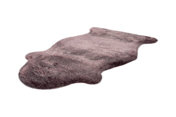 Obsession, Kusový koberec Samba 495 Mauve (tvar kožušiny), 55x85 tvar kožušiny, fialová, obývacia izba