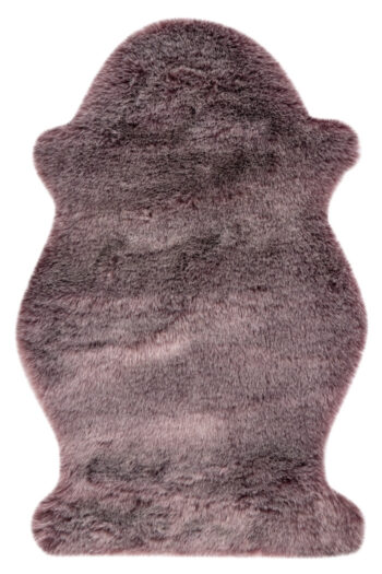 Obsession, Kusový koberec Samba 495 Mauve (tvar kožušiny), 55x85 tvar kožušiny, fialová, obývacia izba