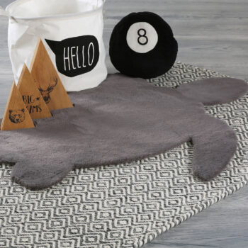 Obsession, Pre zvieratá: kusový koberec Luna 853 grey, 83x92, šedá, detská izba