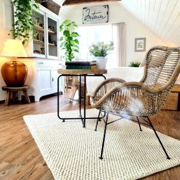 Obsession, Ručne tkaný kusový koberec Loft 580 IVORY, 120x170, biela, obývacia izba