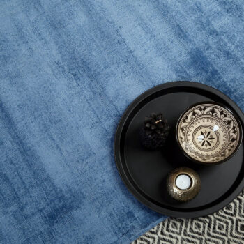 Obsession, Ručne tkaný kusový koberec Maori 220 Denim, 160x230, modrá, obývacia izba