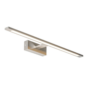 Oceľová nástenná lampa 62 cm vrátane LED IP44 - Jerre