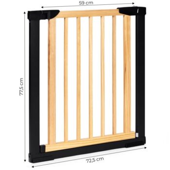 Ochranná zábrana na schody a vstupy – dostupná v rôznych veľkostiach Šírka: 74-80 cm | Výška: 77,5 cm