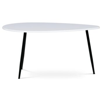 Odkladací stolík 100 x 60 cm, biela, L
