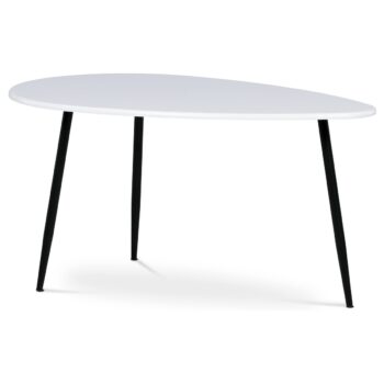 Odkladací stolík 100 x 60 cm, biela, L