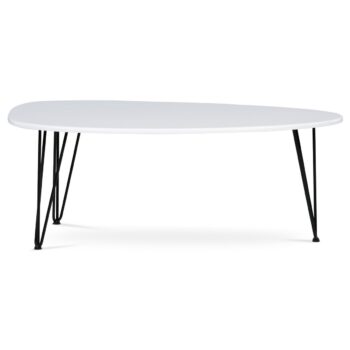 Odkladací stolík 120 x 67 cm, biela