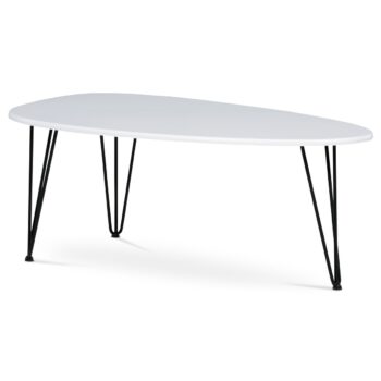 Odkladací stolík 120 x 67 cm, biela