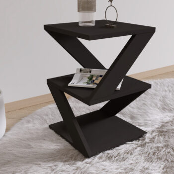 Odkladací stolík Albeni Black Oak
