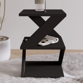Odkladací stolík Albeni Black Oak