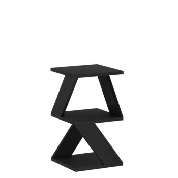 Odkladací stolík Albeni Black Wooden