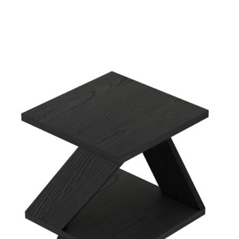 Odkladací stolík Albeni Black Wooden
