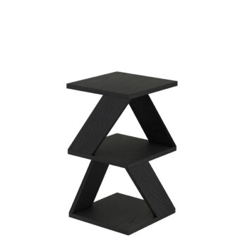 Odkladací stolík Albeni Black Wooden