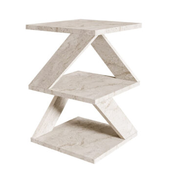 Odkladací stolík Albeni Travertine
