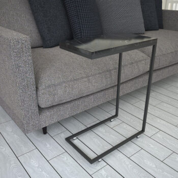 Odkladací stolík Callen Black Marble