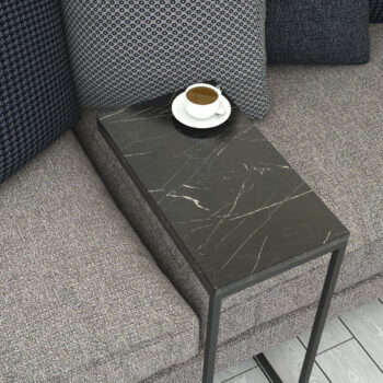 Odkladací stolík Callen Black Marble