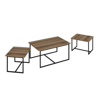 Odkladací stolík Levada Walnut, 3 ks