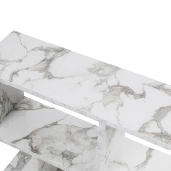 Odkladací stolík Life White Marble