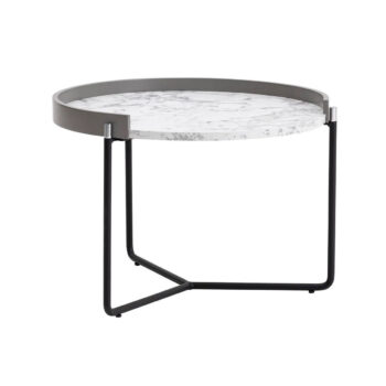 Odkladací stolík Mandy Athracite, 2 ks