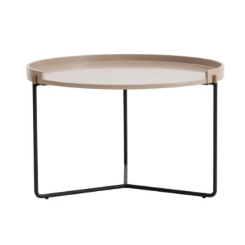 Odkladací stolík Mandy Beige, 2 ks