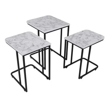 Odkladací stolík Metal Zigon, 3 ks