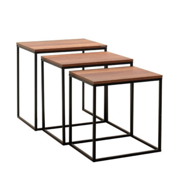 Odkladací stolík SHP 933 Walnut, 3 ks