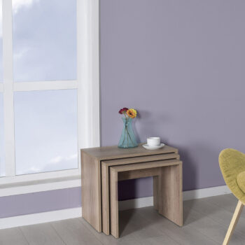 Odkladací stolík SHP Light Walnut, 3 ks