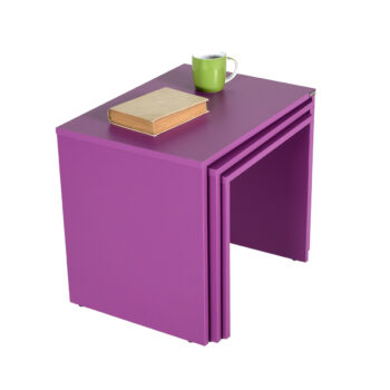 Odkladací stolík SHP Purple, 3 ks