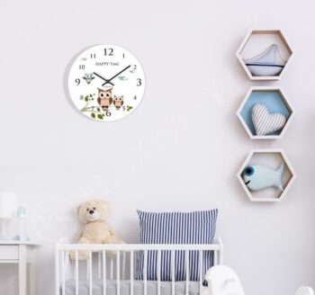 Okrúhle nástenné hodiny do detskej izby