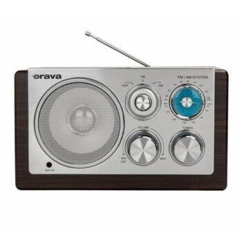 Orava RR-19 B retro rádio, hnedá
