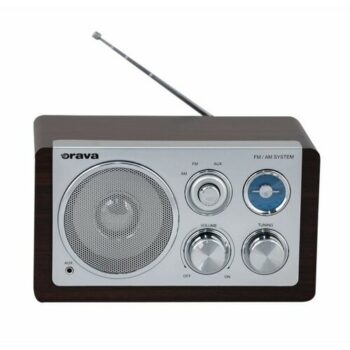 Orava RR-19 C retro rádio, hnedá