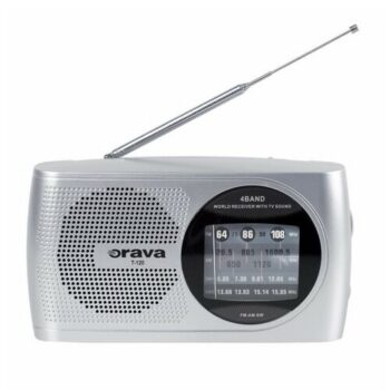 Orava T-120 S prenosný rádio prijímač s rozsahom FM/AM/SW