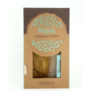 Organický difuzér Frankincense & Myrrh 150 ml, s tyčinkami